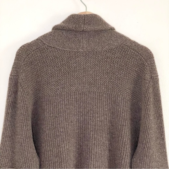 NWT NakedCashmere Samuel Shawl Collar Cashmere Cardigan Sweater Adobe XL - Picture 9 of 16